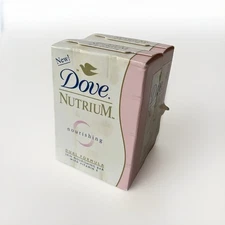 Dove Nutrium Bar Soap Nourishing Dual Formula Nourishing 2 Pack NOS Vintage 2000