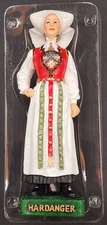 Norwegian Bunad Collection Figurine Hardanger (Hardangerbunad)