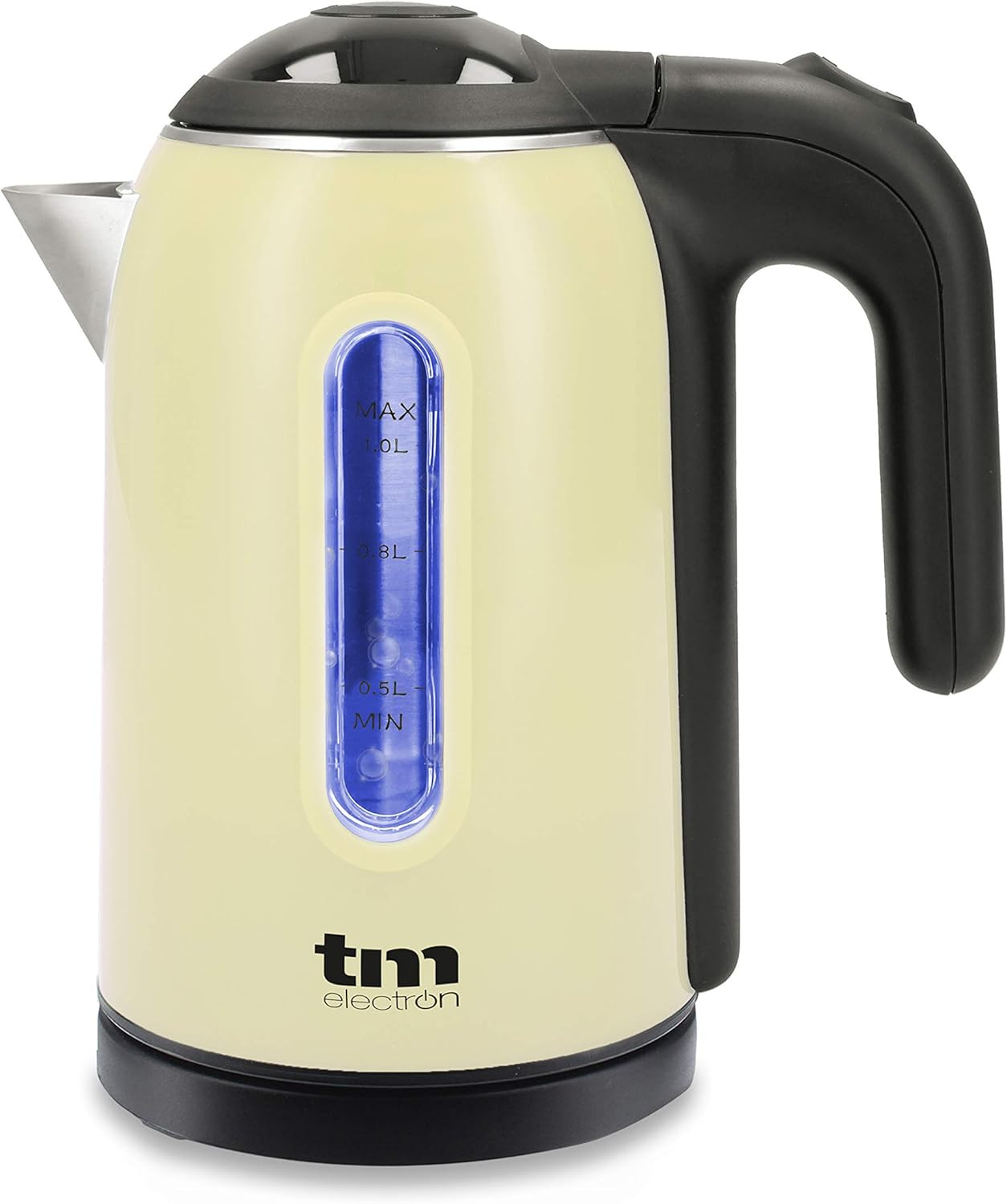 Bollitore TM Electron TMPKT010C 1500W con LED e Base 360 Gradi