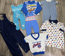 Vintage Boys Clothing Lot of 7 Items Sizes 12 Mo to 6T 60's to 90's Read
