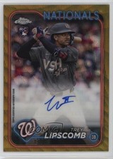 2024 Topps Chrome Update Gold Wave Refractor /50 Trey Lipscomb #AC-TRL Auto 1f5h