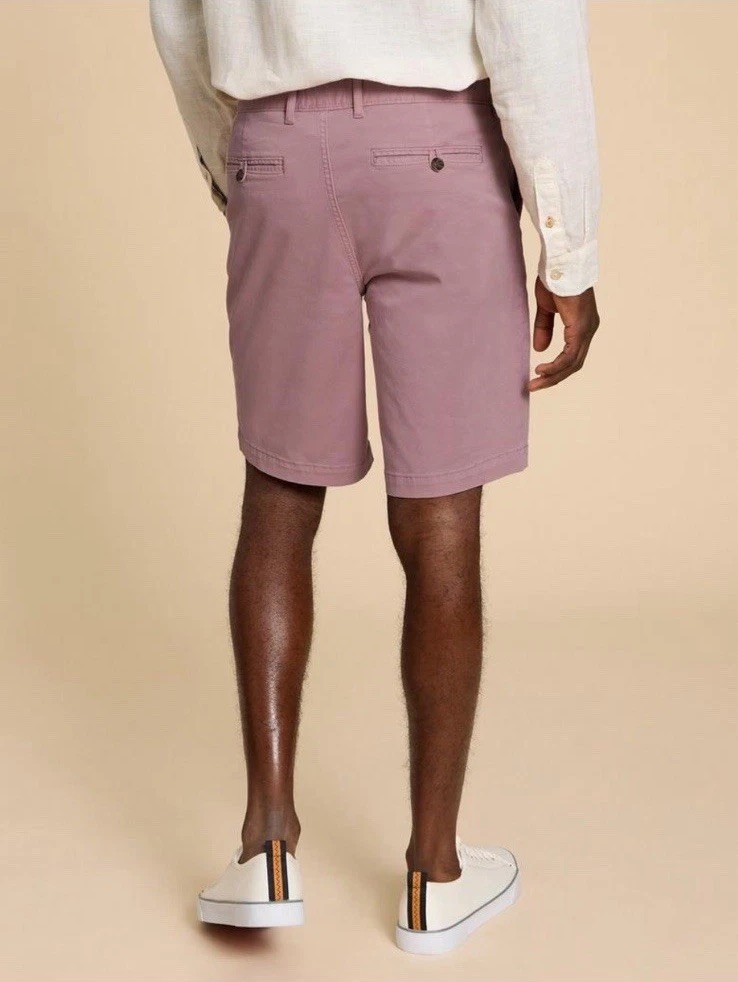 White Stuff.New/Tag”Sutton Organic Chino Short”Organic.Dusky Pink.UK 40S.RRP £45 image 5