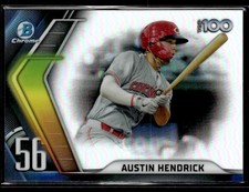 2022 Bowman #BTP-56 Austin Hendrick Bowman Scouts' Top 100 Rookie 0603C