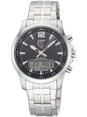 ETT Eco Tech Time EGA-11715-21M Herrenuhr Funk Solar Drive Professional Chron...