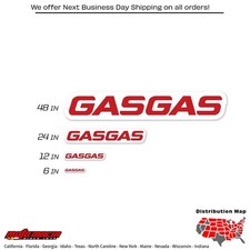 12" GASGAS DECAL 8 MIL