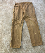 Dickies Relaxed fit Carpenter Pants Men's 34x34 beige Workwear Distressed