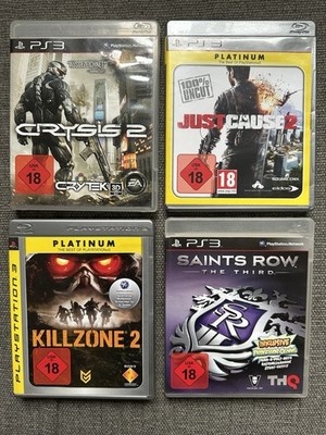 PS3 Action Bundle - Saints Row the Third, Just Cause 2, Killzone 2, Crysis 2