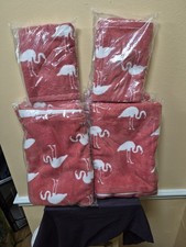 West Elm - Cotton Flamingo Bath Towels / Hand Towels - 6pcs - 28x54 / 20x30 NIB