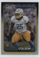 2024 Topps Chrome Rookies Refractor Junior Colson #291 1eh5