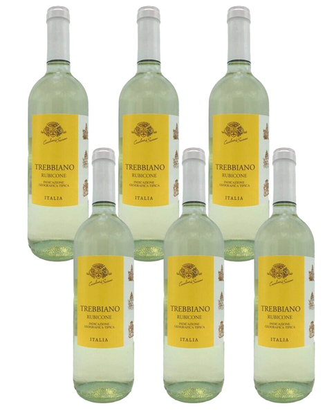 6X Casalina Di Siziano Trebbiano Trocken WeißWein Sizilien 12 % - 0,75 L-image