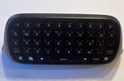 Xbox 360 Keyboard Chatpad Black Controller Attachment