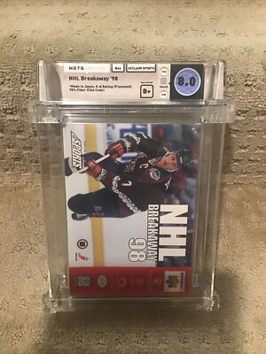 NHL Breakaway 98 (Nintendo 64 N64)WATA 8.0 B+ Factory Sealed Keith Tkachuk Cover