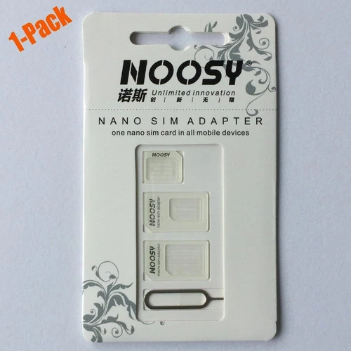 NOOSY 4 in 1 Sim Karten Adapter Micro Mini Nano Standard für alle Handys F4 - Bild 4 von 12