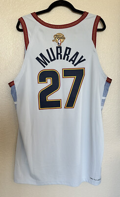 Authentic Jamal Murray City Edition Jersey REAL NBA Finals Patch