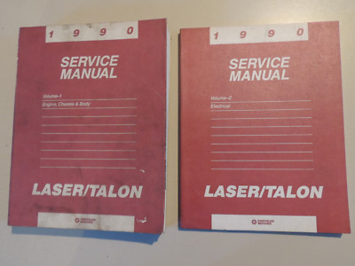 Plymouth Laser Eagle Talon (Mitsubishi Eclipse) 1990 Shop Repair Service manual 