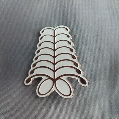Human Ribs Cage Medical Doctor Copper Metal Hat Jacket 2'' Pin Wizard Pins 2021