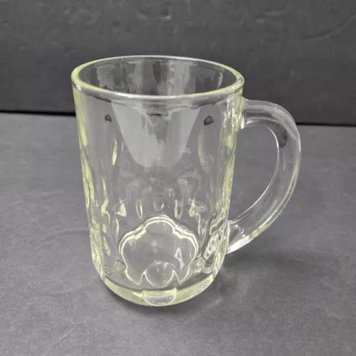 Vintage Thumbprint Dimple 14 oz Mug - Heavy Glass