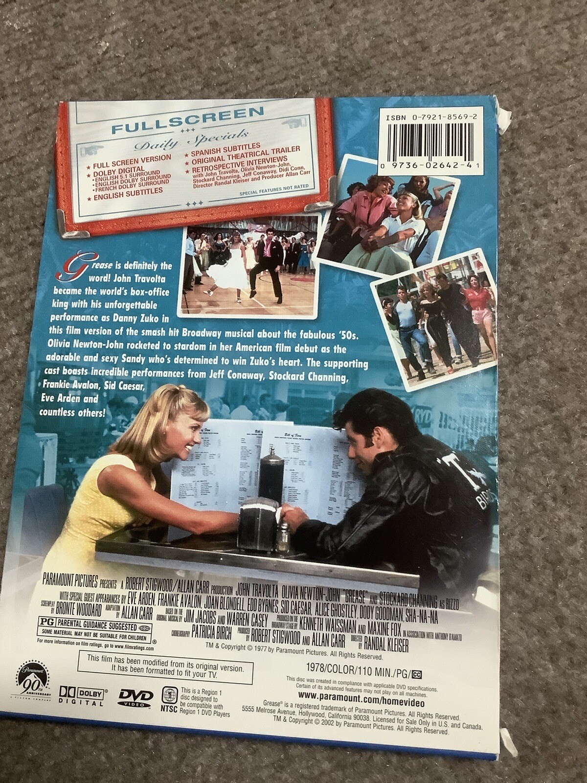 Grease DVD eBay