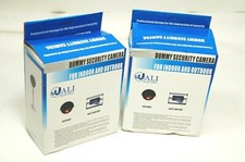 2-Pack Wali Ali Electric Fake Dummy Security Camera LED Outdoor Indoor WL-TC-S1