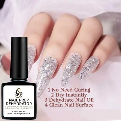 SHOPELEGANCE 10ml PREP Dehydrator Desinfection Primer Bonder Nails Gel Nail Polish Art PH UK~