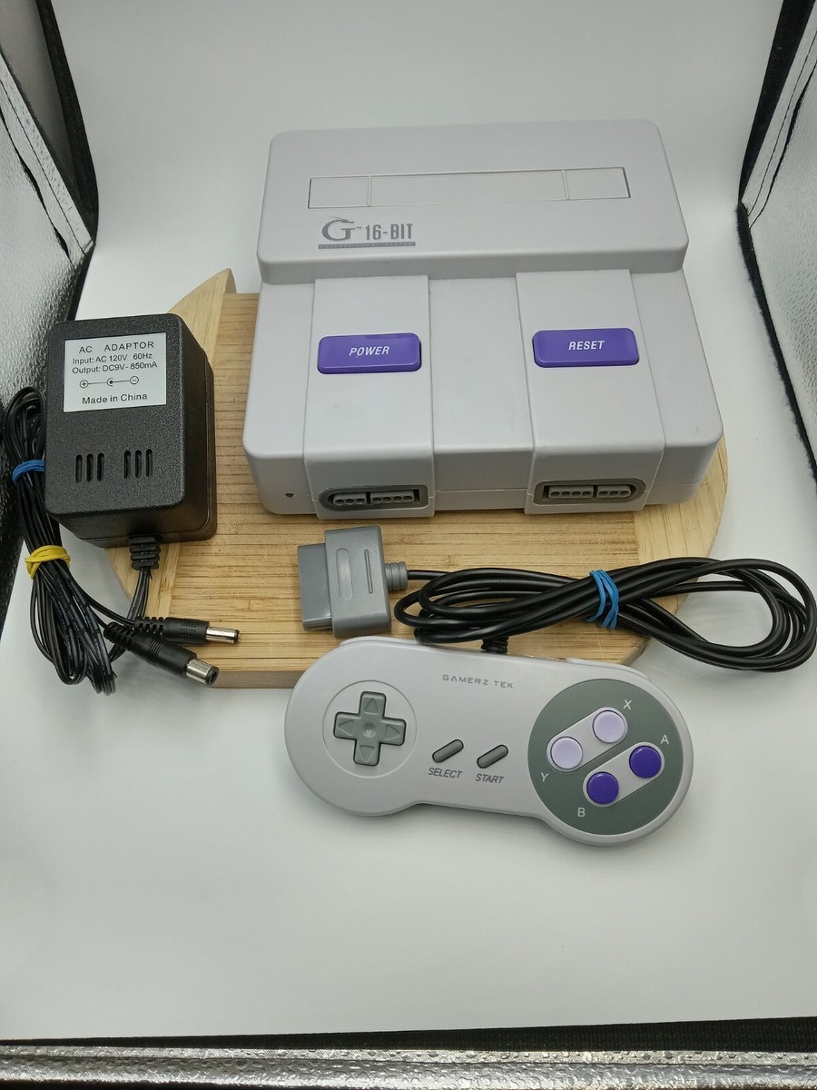 Gamerz Tek 16-Bit PARTS ONLY Entertainment System Console Gamerz Tek 16-Bit PARTS ONLY Entertainment System Console