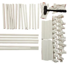 Bamworld White Wood Plant Stand New In Box