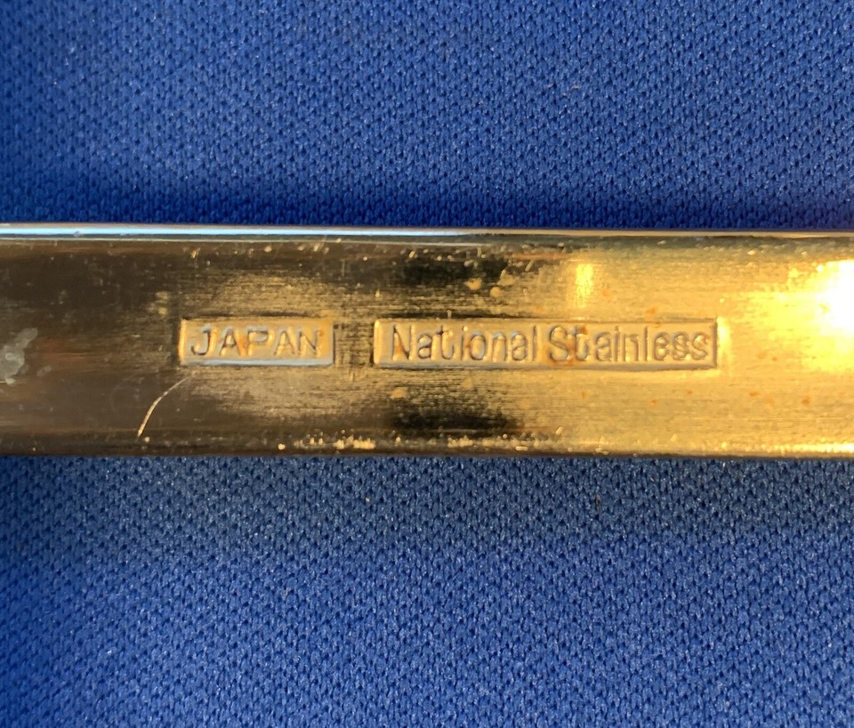 vintage National stainless Japan gold tone flatware set of 20 eBay