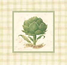 Ceramic Backsplash Tile Mural Fruit Vegetable Food Kitchen/Bathroom - Artichoke