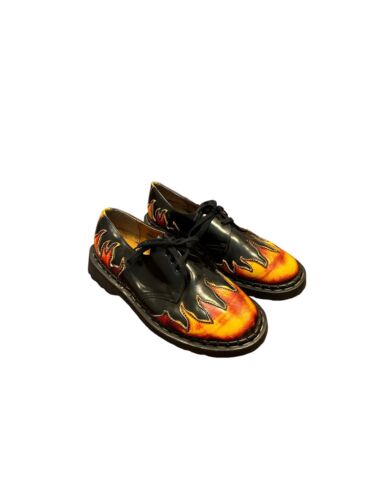Vintage 90s Tredair MADE IN ENGLAND Flame Oxford … - image 1