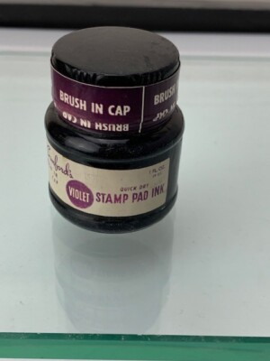 Sanford's #584 Mint Full of Violet Ink 1 oz, Made in USA (e1013)