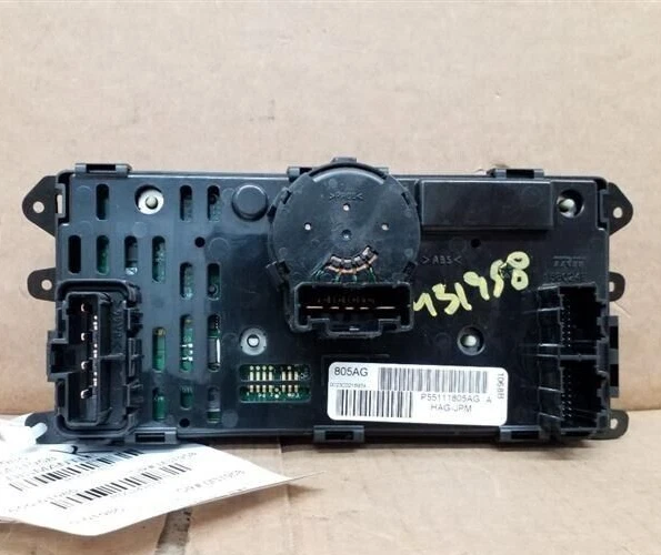 Dodge Grand Caravan 2008-2010 manual calefacción aire acondicionado control de temperatura OEM Foto 2 de 2