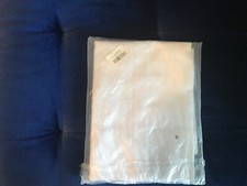 New Unisex White Hospital Lab Coat Scrub Medical Doctor Long Solid Sz 2XL