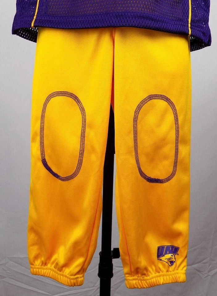 Northern Iowa Panthers Jersey Boy's 4T Purple Football Uniform Set New - Image 3 of 4