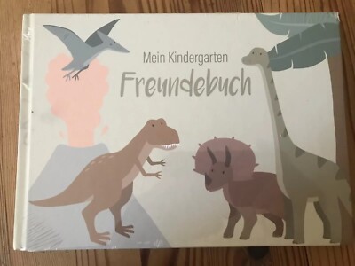 mintkind   Meine Freunde  Freundebuch Dino für Junge und Mädchen Kindergarten