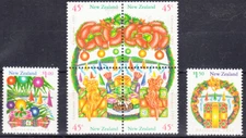 W NEW ZEALAND 1164-1169 CHRISTMAS DECORATIONS