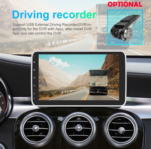 AUTORADIO ANDROID 10" POLLICI DAB+ 4GB RAM STEREO AUTO 1 DIN SCHERMO ESTRAIBILE - Foto 5 di 8