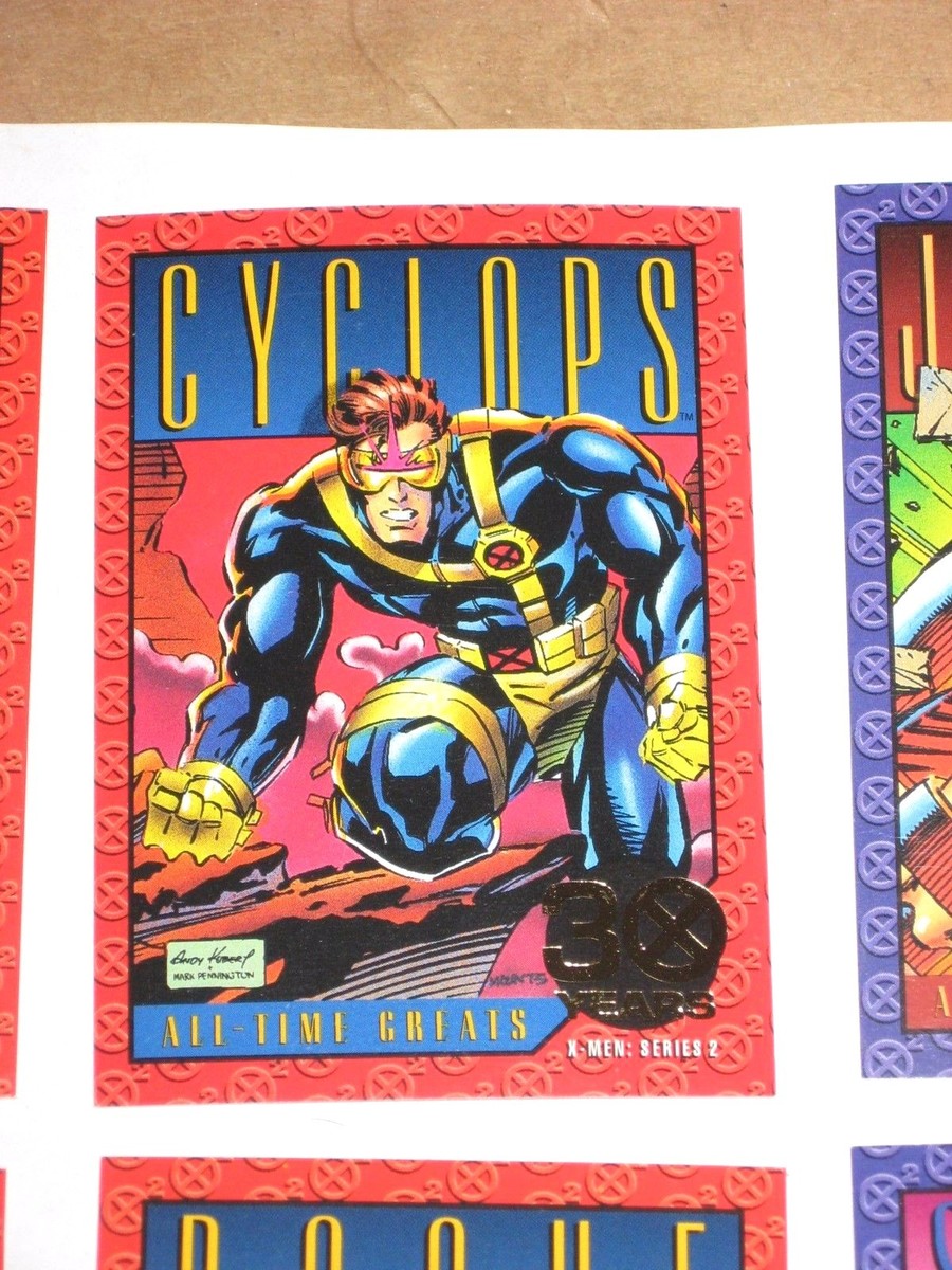 1993 X-MEN SERIES 2 30 YEARS GOLD FOIL STAMPED 9 CARD INSERT CHASE 