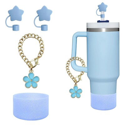 #ad 4Pcs Accessories Set for Stanley Cup 30 40oz Insulated Sleeve Travel Cup Holder $12.99