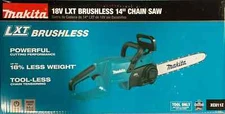 Makita XCU11Z 18V LXT 14" Brushless Li-Ion Compact Body Chain Saw (Tool Only)New