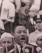 Clarence Jones signed 8 x 10