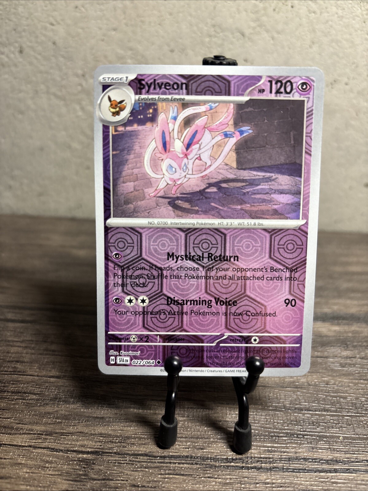 Sylveon 022/064 Sv: Shrouded Fable Reverse Holo-Pokemon TCG-Fast Shipping-NM!