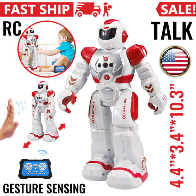 RC Red Robot Toy Talking Dancing Robots for Kids Remote Control Robotic Toys RC Red Robot Toy Talking Dancing Robots for Kids Remote Control Robotic Toys