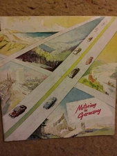 Vintage booklet Motoring in Germany w/West Germany map & suggested tours