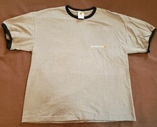 Vintage Bacardi Limon T-Shirt Gray Mens Large USA Made Rum Alcohol Party - EUC