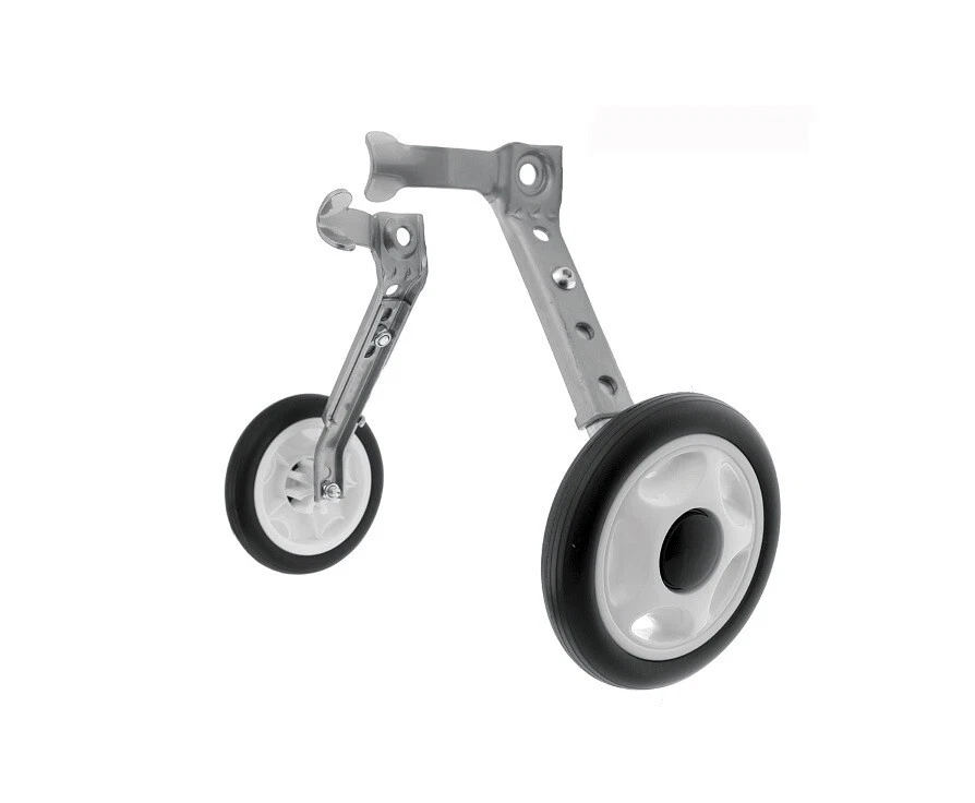 Stabilizzatori Per Bici Bambini Con Ruote Flash LED - Rotelle Bicicletta Antiribaltamento Regolabili Per Ruote 12-20 Pollici - Supporto Imparare A Andare In Bici