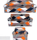 3 Pcs Slipcover Set for Couch Furniture Covers for Sofa Loveseat Couch Arm Chair