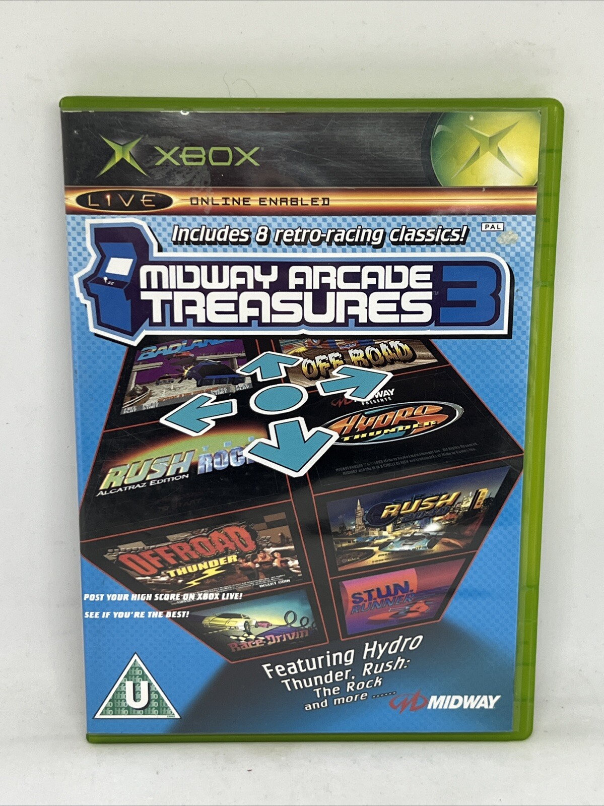Midway Arcade Treasures 3 Xbox Original Complete PAL with manual