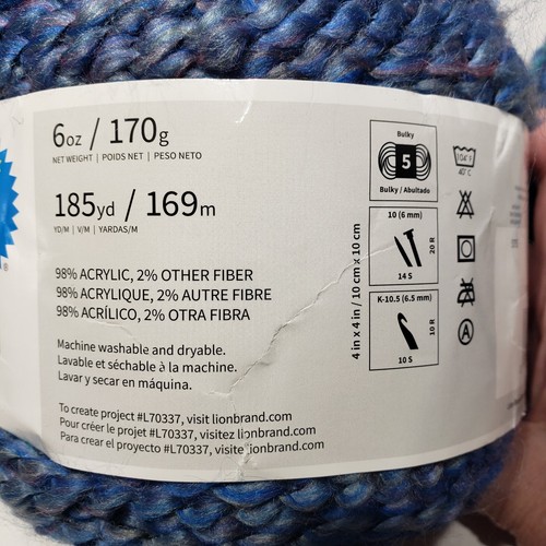 Menge 3 Löwenmarke Garne hausgesponnen #613 6 Unzen 185 Yard Kuchen 5 Watt sperrig - Bild 6 von 9