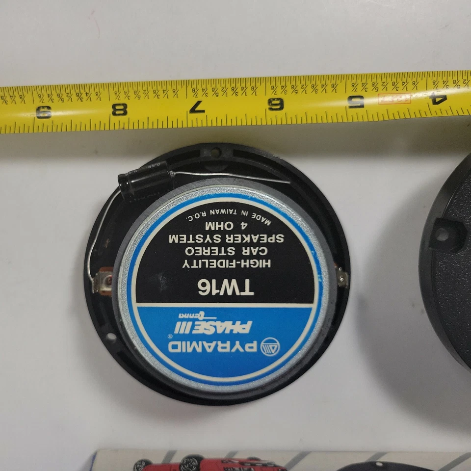 Pyramid Phase III Pair of 1" Dome Tweeters , TW16, 120W NIB NOS - Image 3 of 4