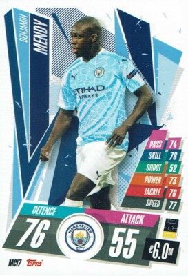 Topps Match Champions League 20/21 Karte Nr. MCI7 Benjamin Mendy